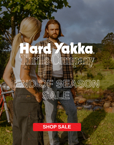 Hard Yakka x Thrills End of Season Sale