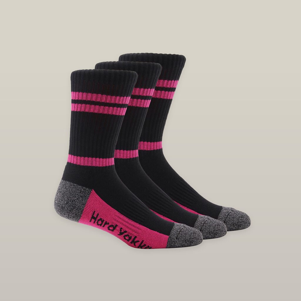 Women's 3Pk Crew Sock