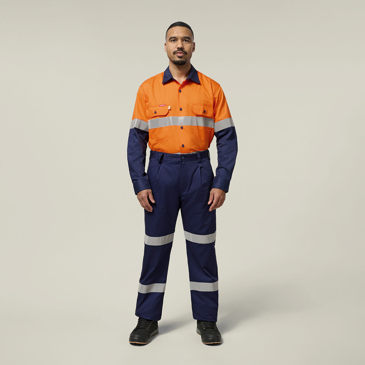 Get the Koolgear Hi Vis 2Tone Vented Taped Shirt | HY AU