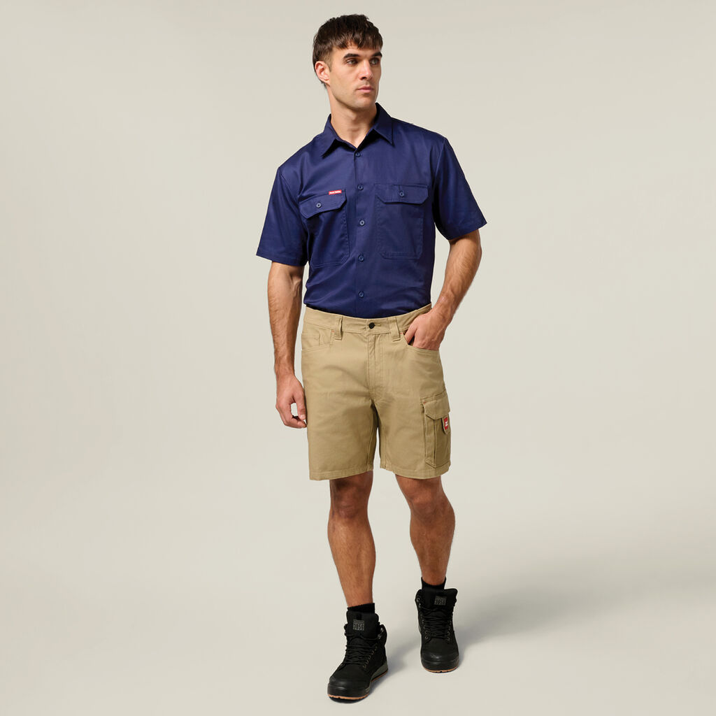 Core Short Sleeve Lightweight Vented Cotton Shirt