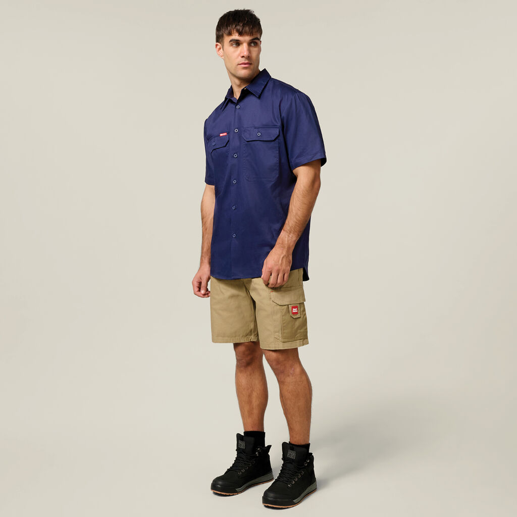 Core Short Sleeve Lightweight Vented Cotton Shirt