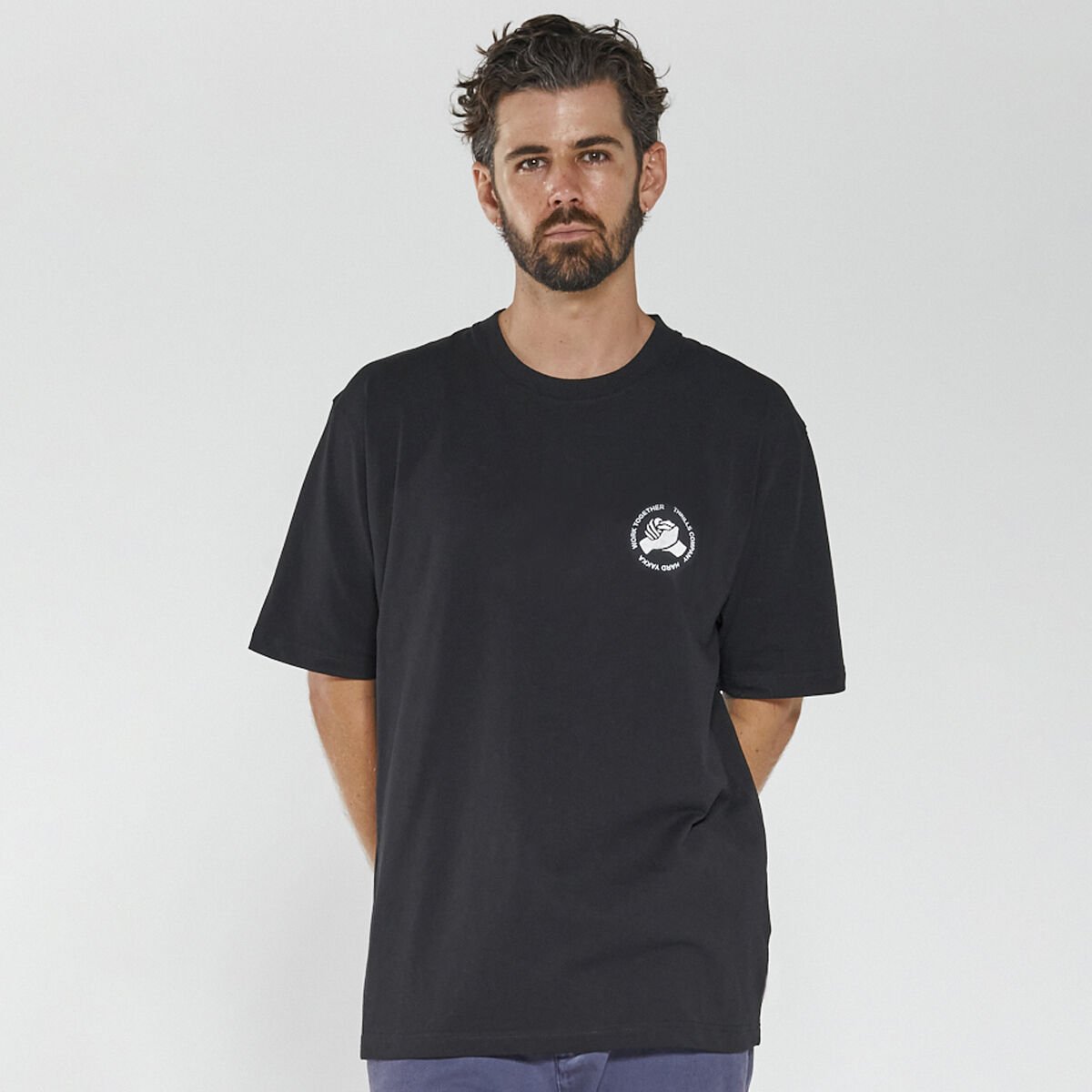 Hard Yakka x Thrills Work Together Oversize Fit Tee | HY