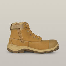 TOUGHMAXX 6Z Steel Toe Safety Boot - Wheat