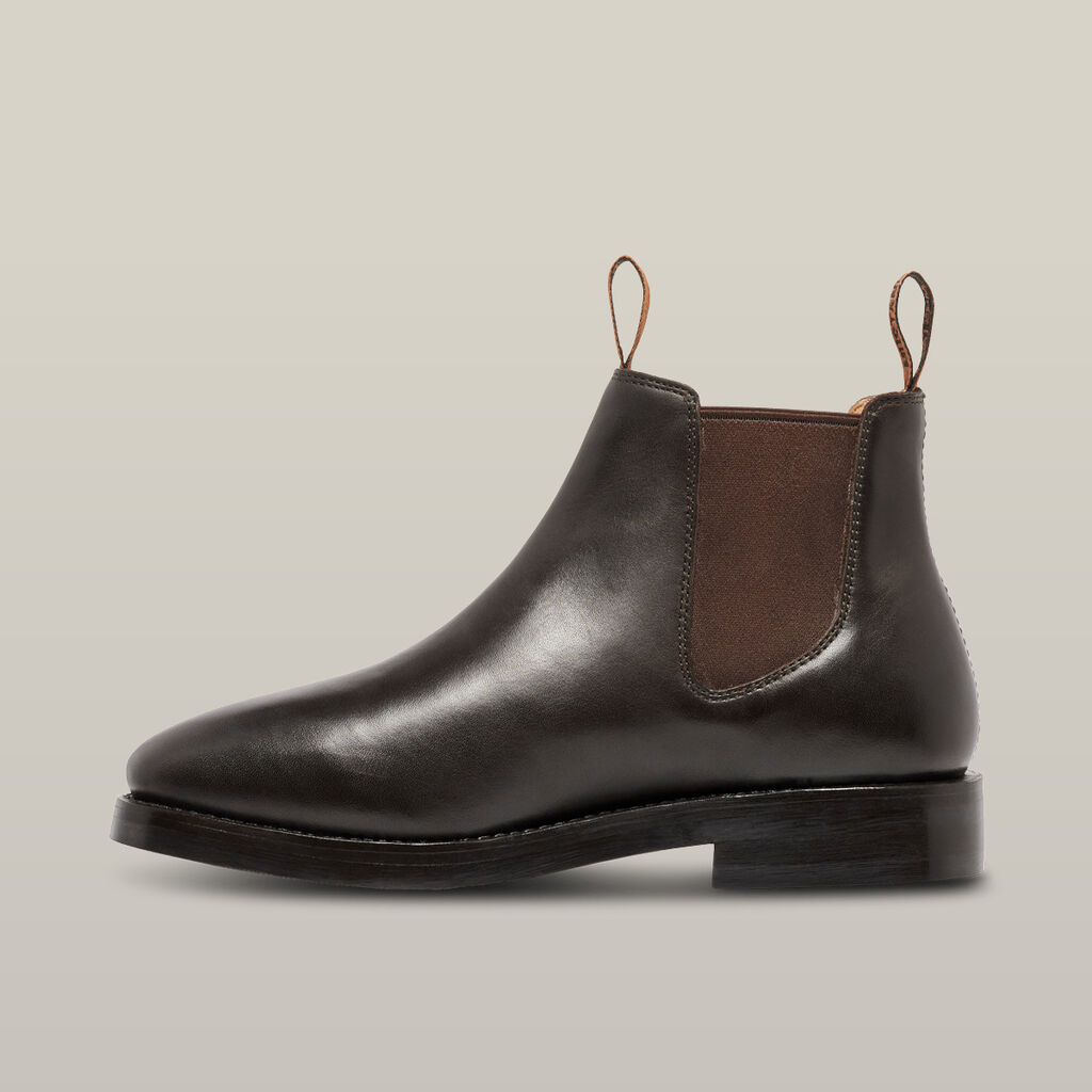 Mustang Signature Pull-up Leather Boot - Brown