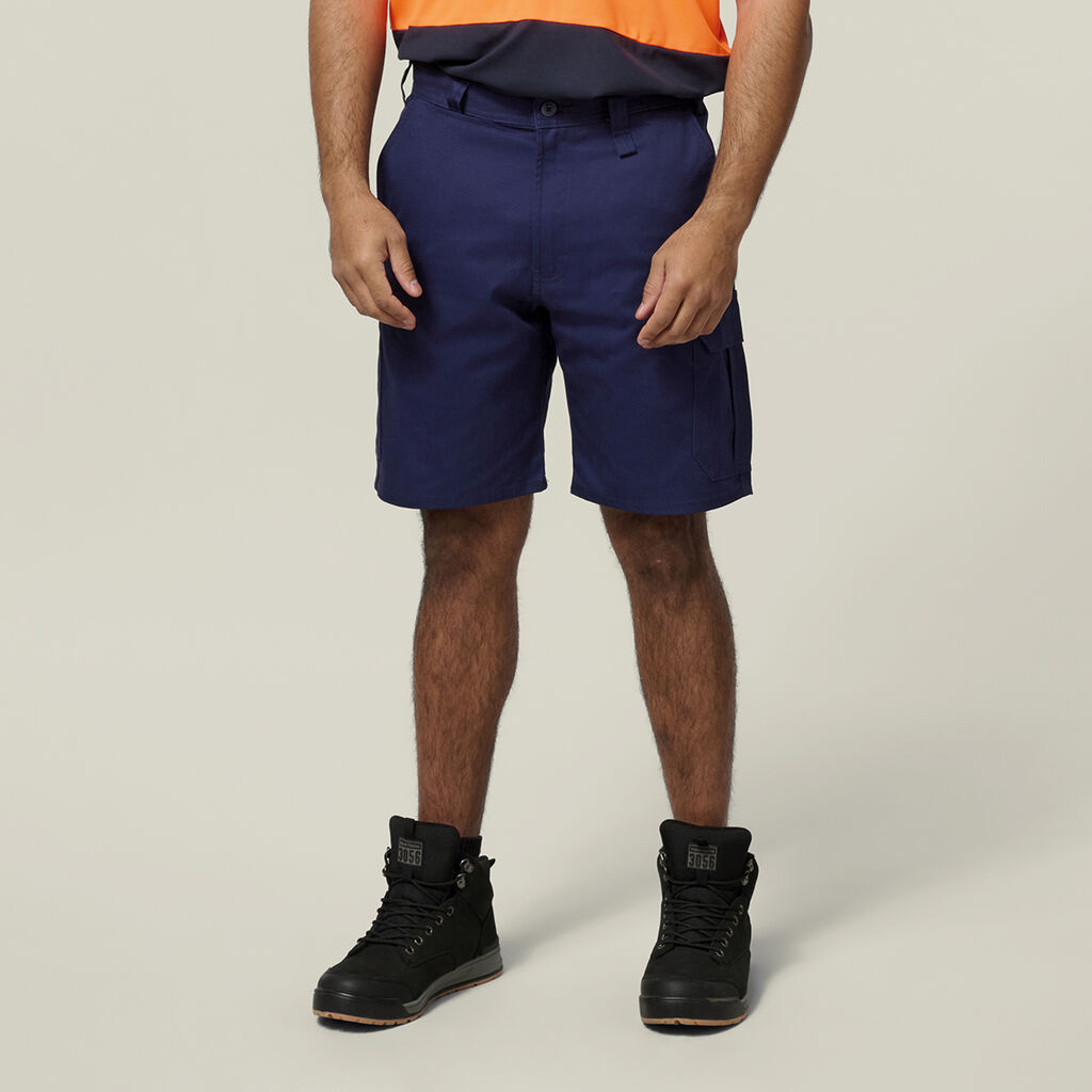 Core Relaxed Fit Cotton Cargo Drill Short