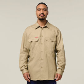 Core Long Sleeve Lightweight Vented Cotton Shirt