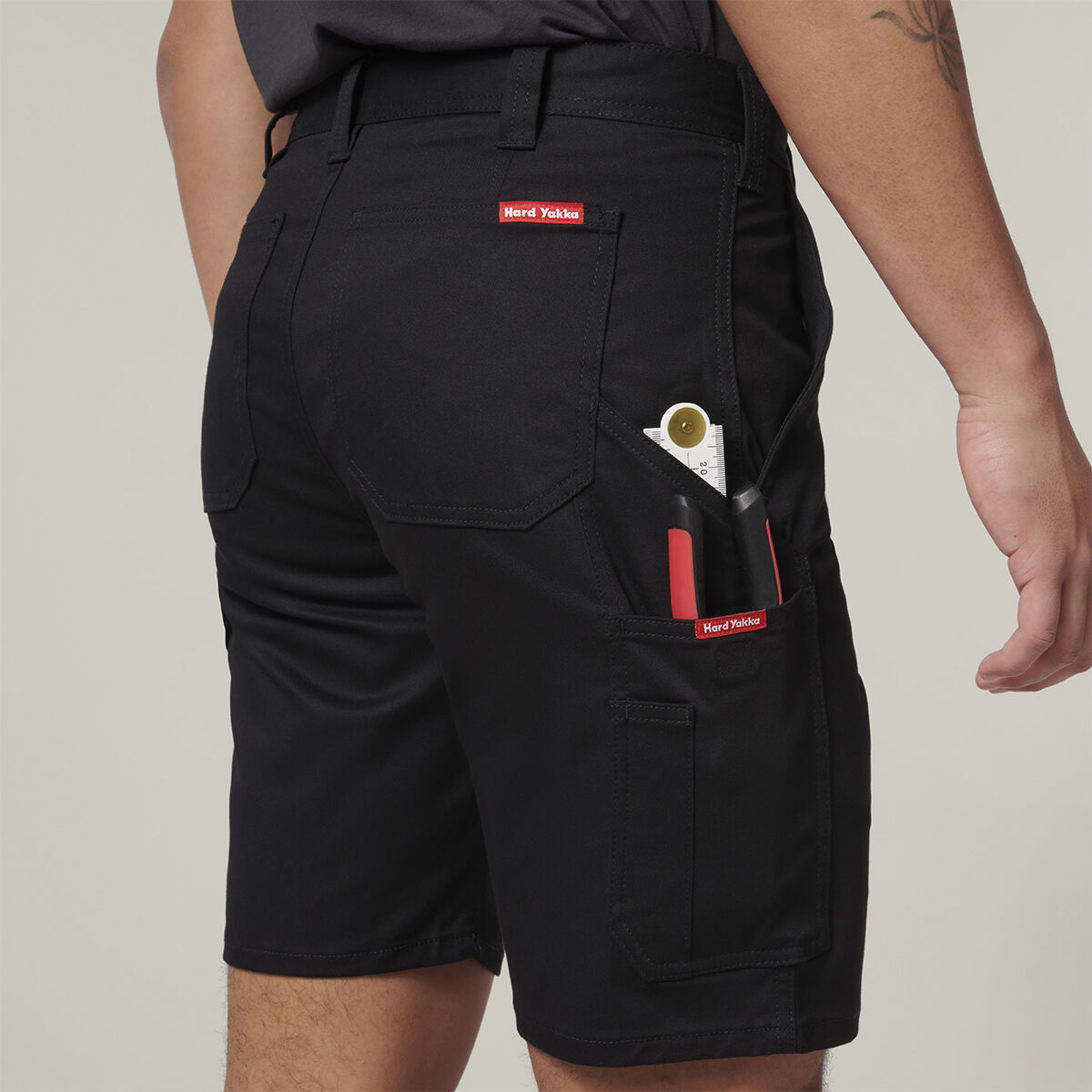 Mens black new arrivals cargo work shorts