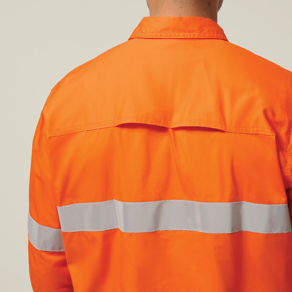 Core Hi-Vis Taped Vented Cotton Twill Shirt