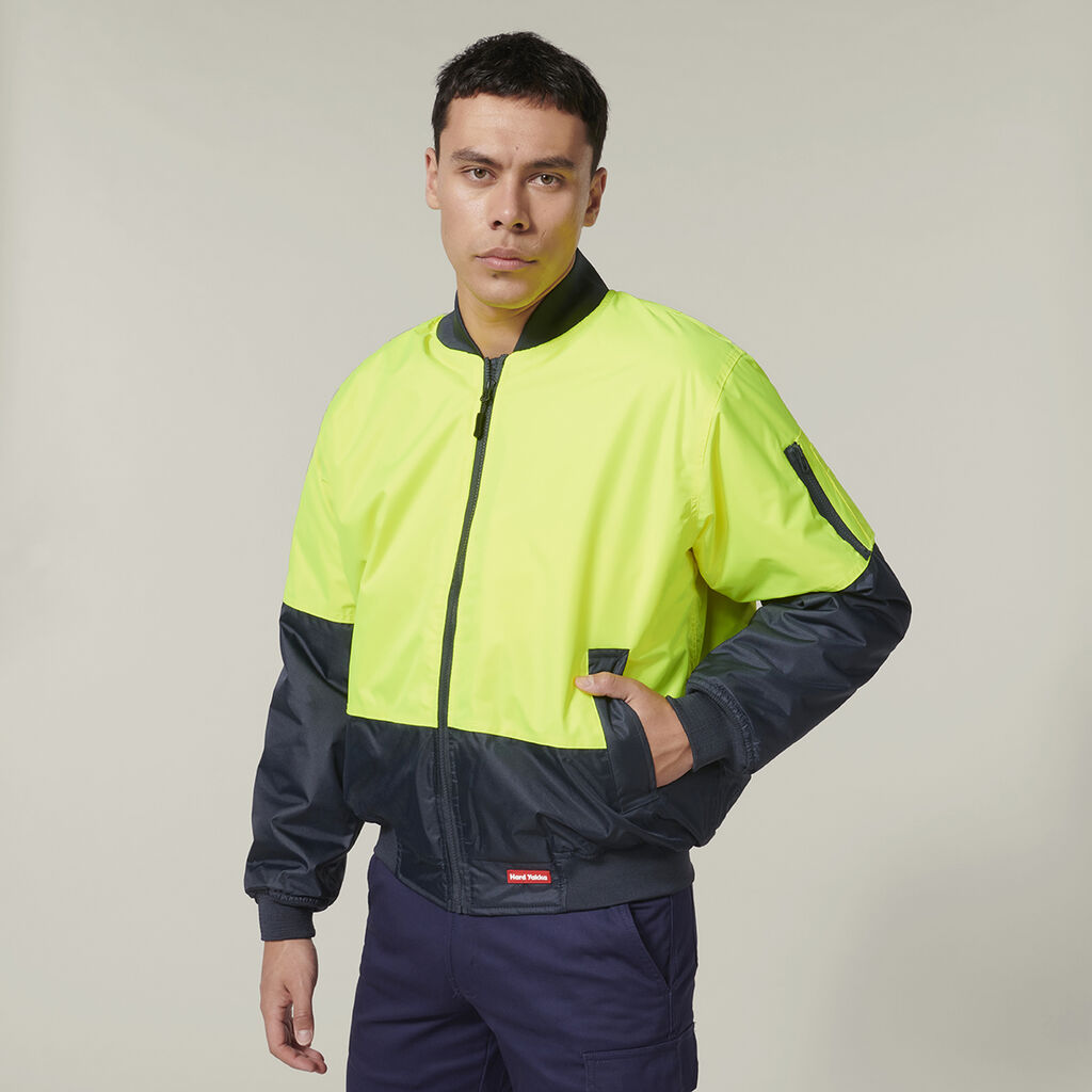 Core Hi-Vis 2 Tone Waterproof Bomber Jacket