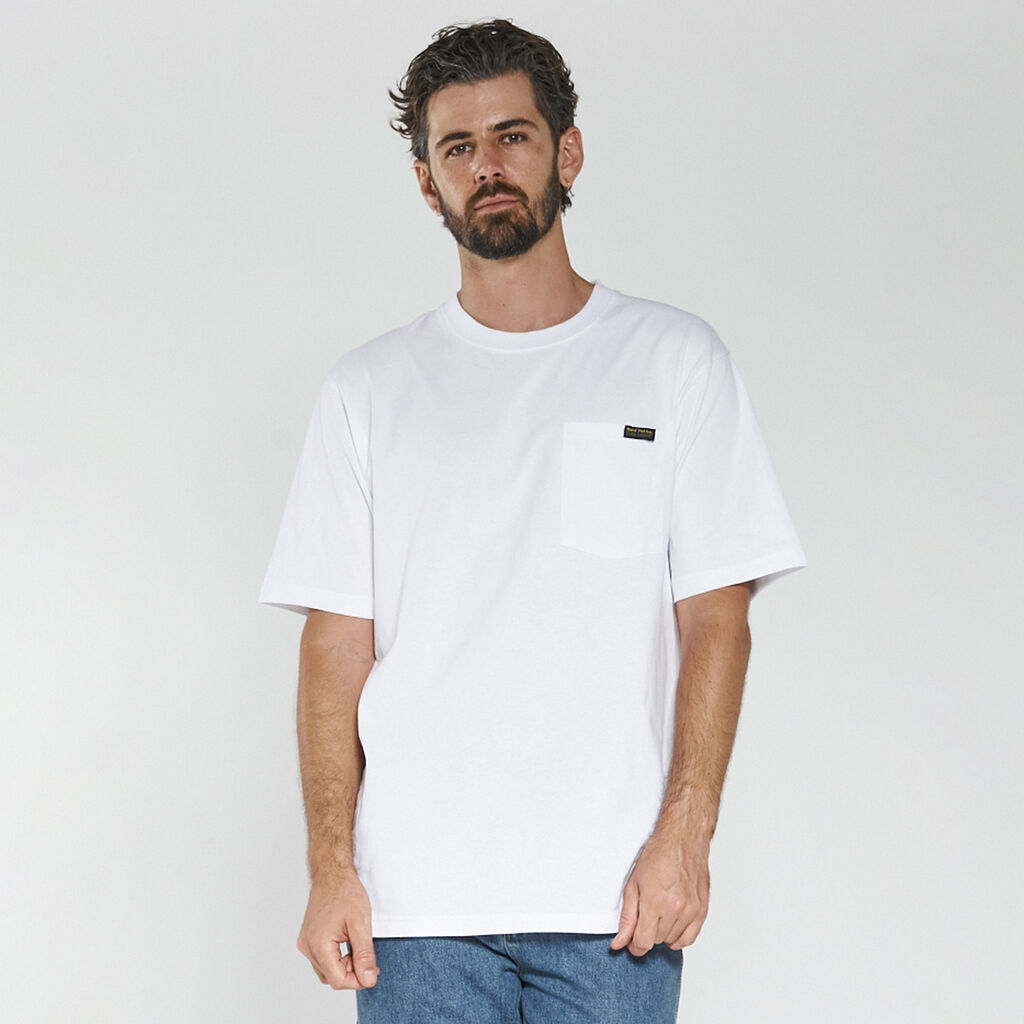 Buy the Hard Yakka x Thrills Beams Oversize Fit Pocket Tee