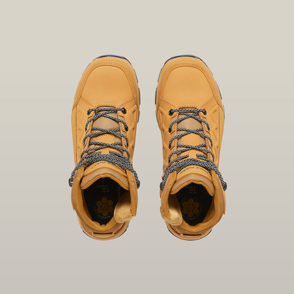 Atomic Hybrid Lace Up & Side Zip Safety Boot - Wheat