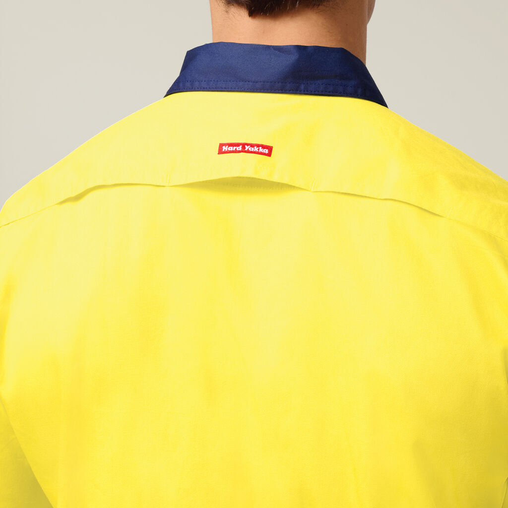 Core Hi-Vis Light Weight Vented Short Sleeve Cotton Shirt
