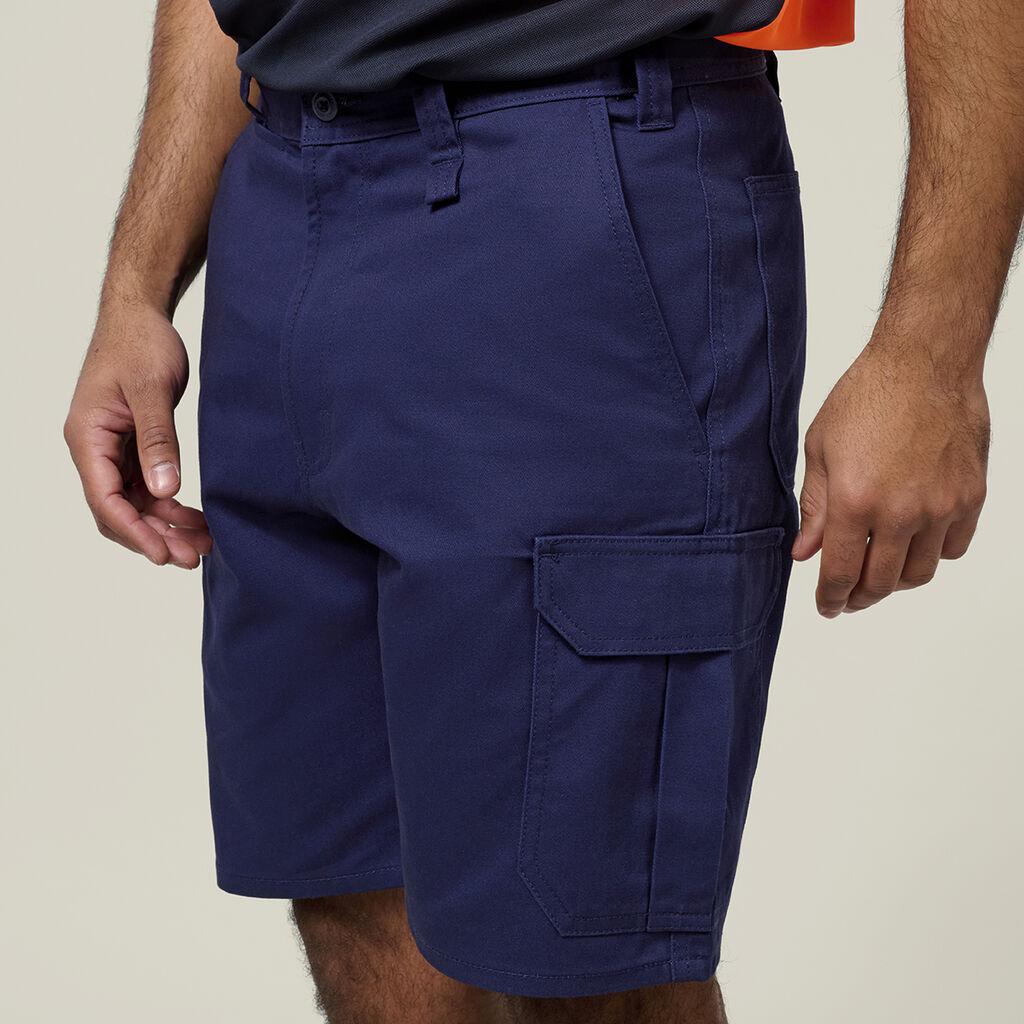 Core Relaxed Fit Cotton Cargo Drill Short
