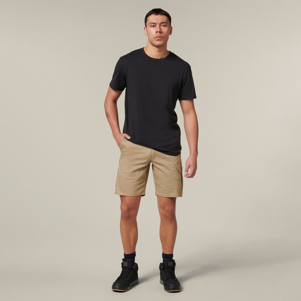 Core Relaxed Fit Stretch Cotton Work Cargo Short
