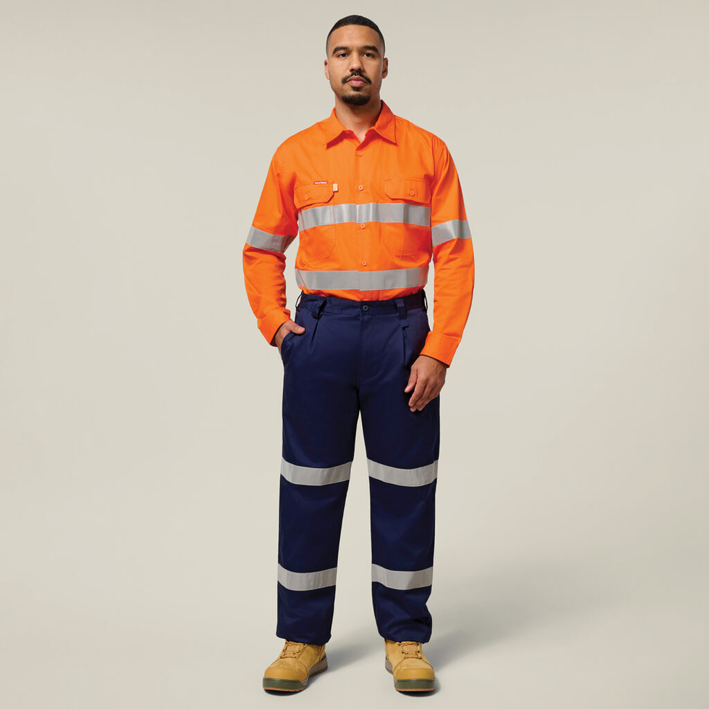 Core Hi-Vis Taped Vented Cotton Twill Shirt