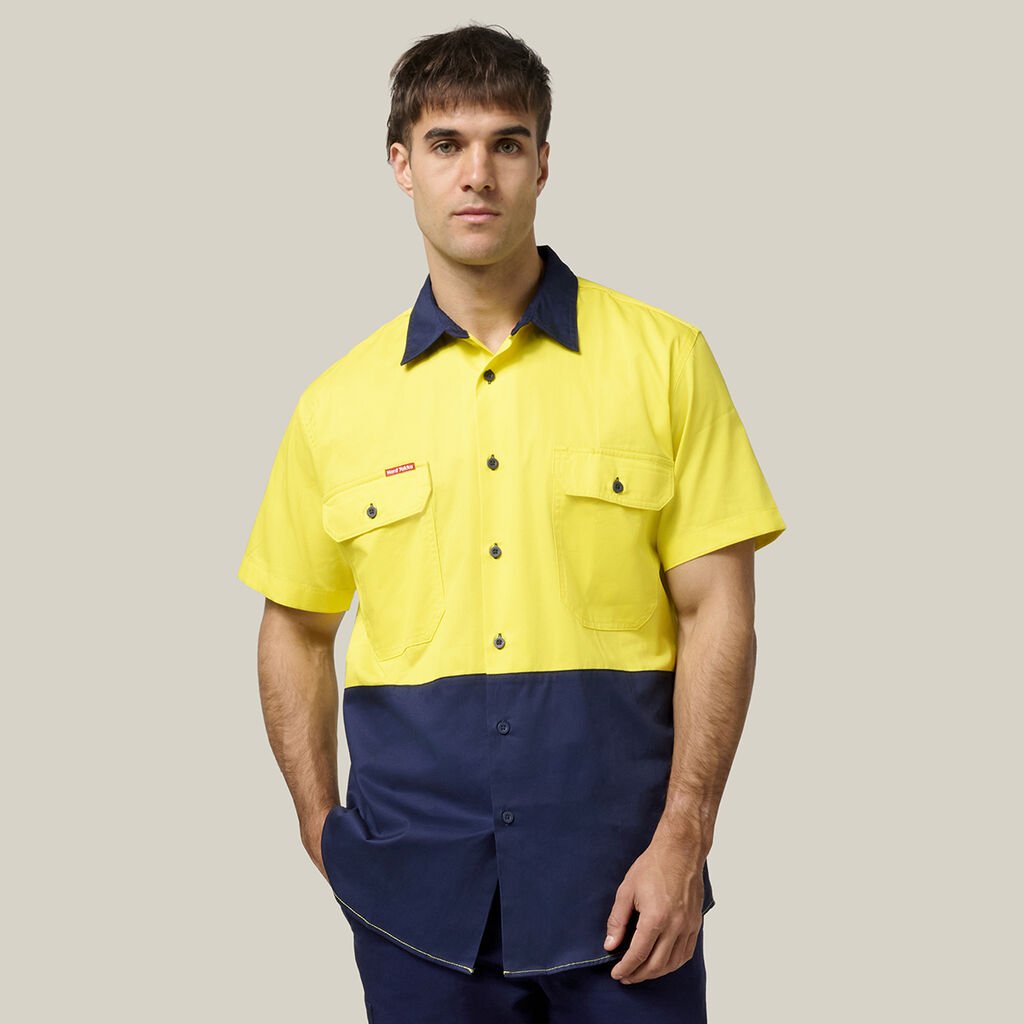 Core Hi-Vis 2 Tone Vented Short Sleeve Shirt