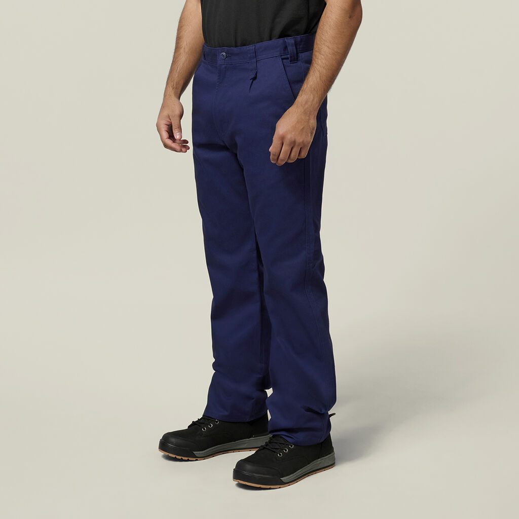 Core Pleated Front Cotton Drill Pant