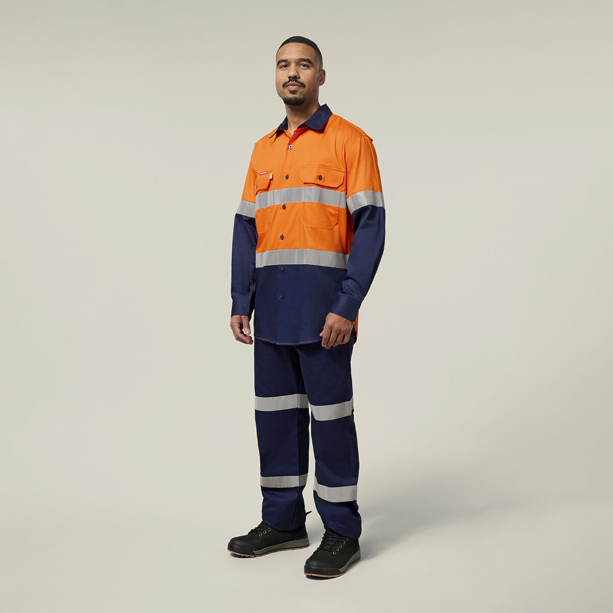 Get the Koolgear Hi Vis 2Tone Vented Taped Shirt | HY AU