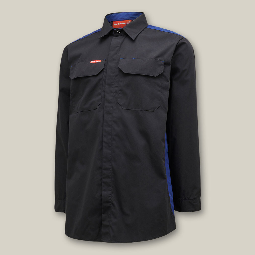 Shirt Contrast Lightweight PC Long Sleeve Dome