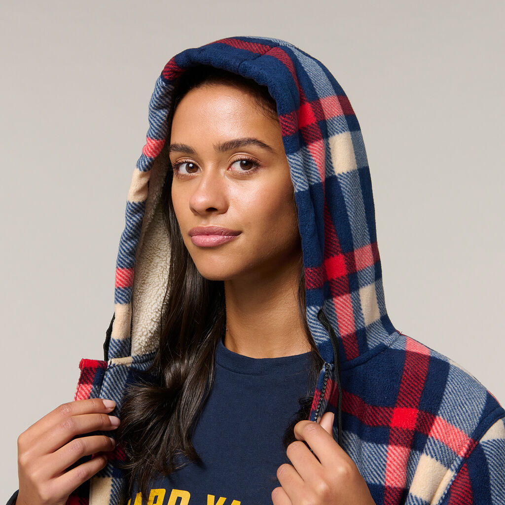 Womens Check Zoodie