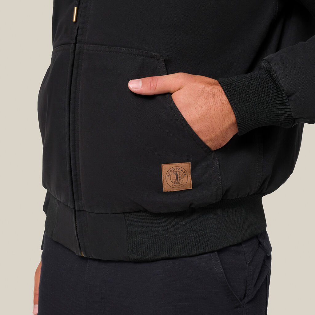 Heritage Canvas Bomber Jacket