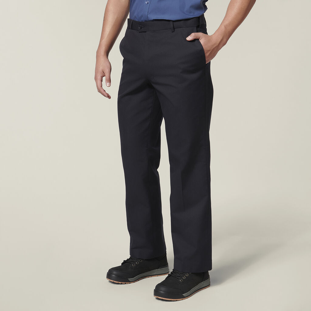 Permanent Press Plain Front Pant