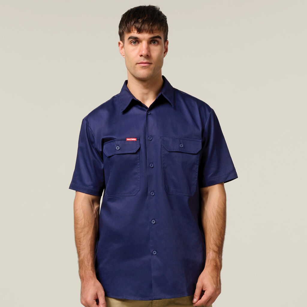 Core Short Sleeve Lightweight Vented Cotton Shirt