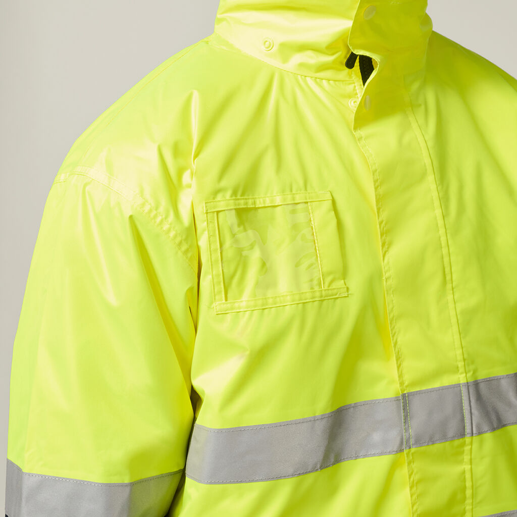 Core Hi-Vis 2 Tone Taped Quilted Waterproof Jacket