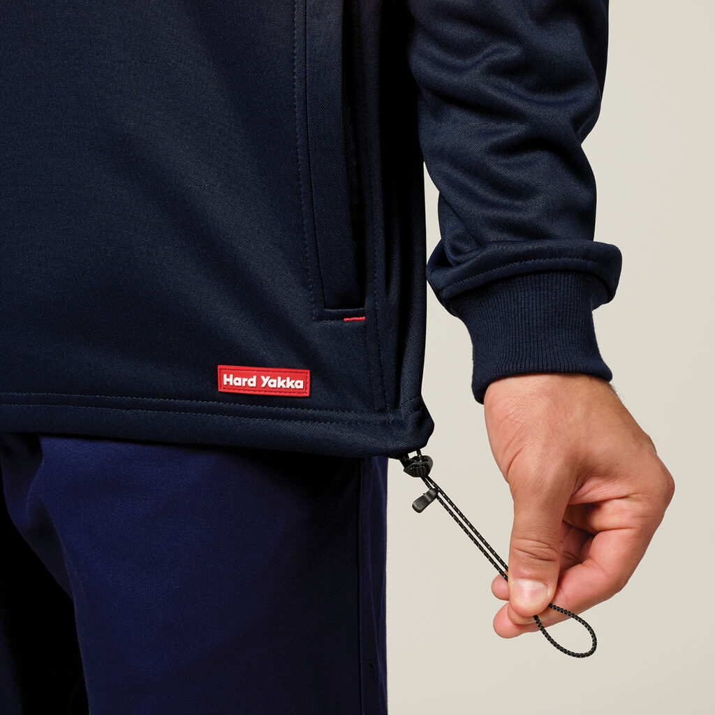Hi-Vis 2 Tone 1/4 Zip Brushed Fleece Jumper