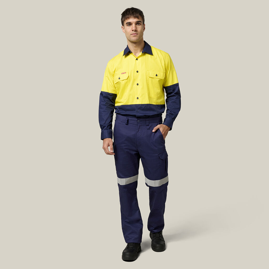 Core Hi-Vis 2 Tone Vented Long Sleeve Shirt