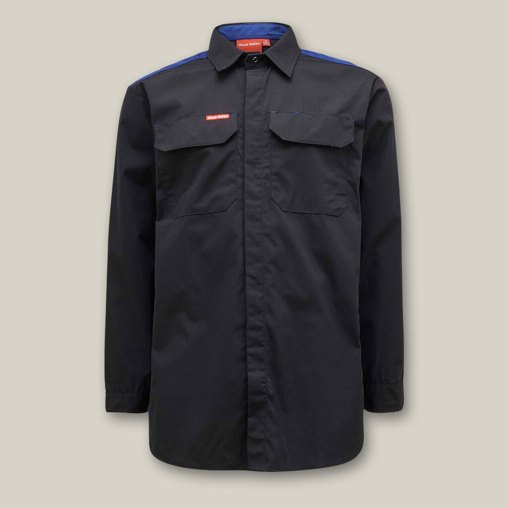 Shirt Contrast Lightweight PC Long Sleeve Dome