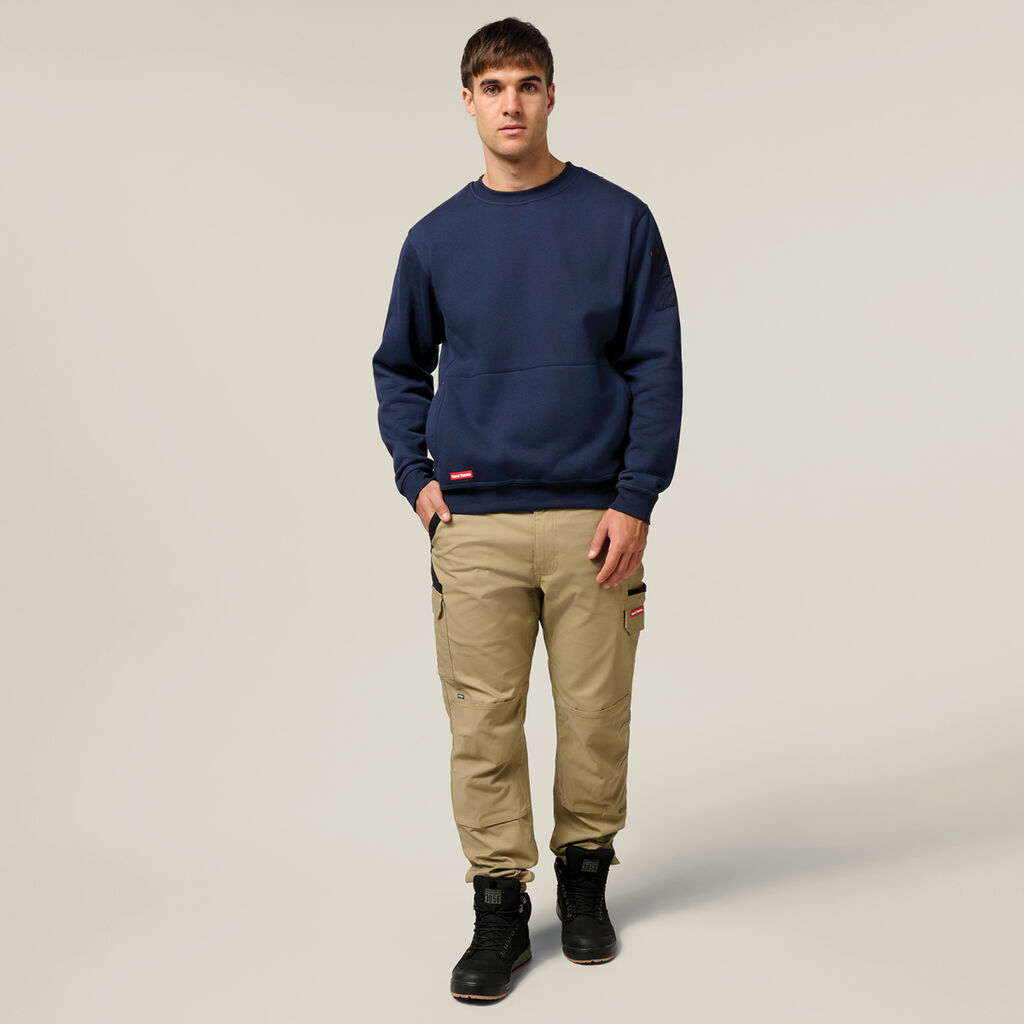 Crew Neck Fleece Jumper