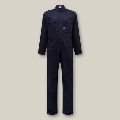 Coveralls Cotton Raglan Long Sleeve Zip
