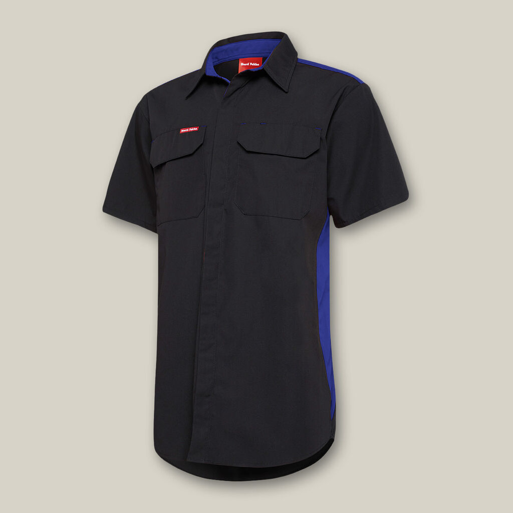 Shirt Contrast Lightweight PC Short Sleeve Dome