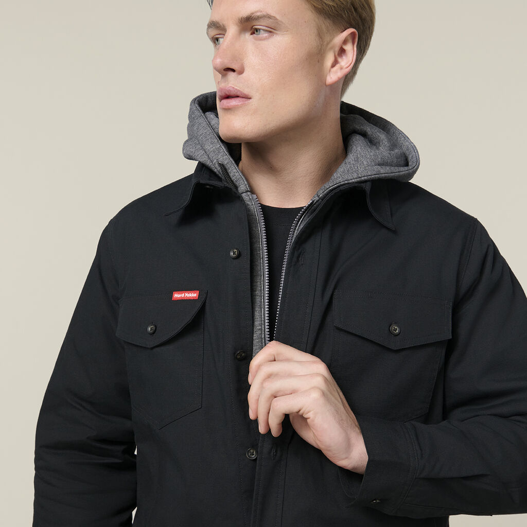 Quilted Solid Shacket