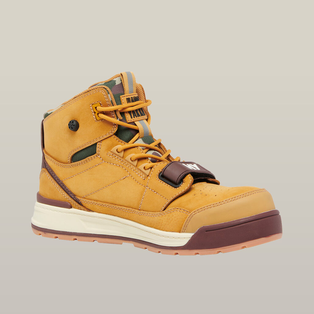 3056 O2 Lace Pump Up Composite Toe Safety Boot - Wheat