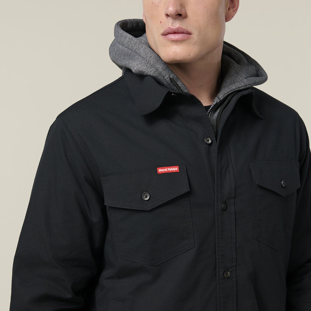 Quilted Solid Shacket