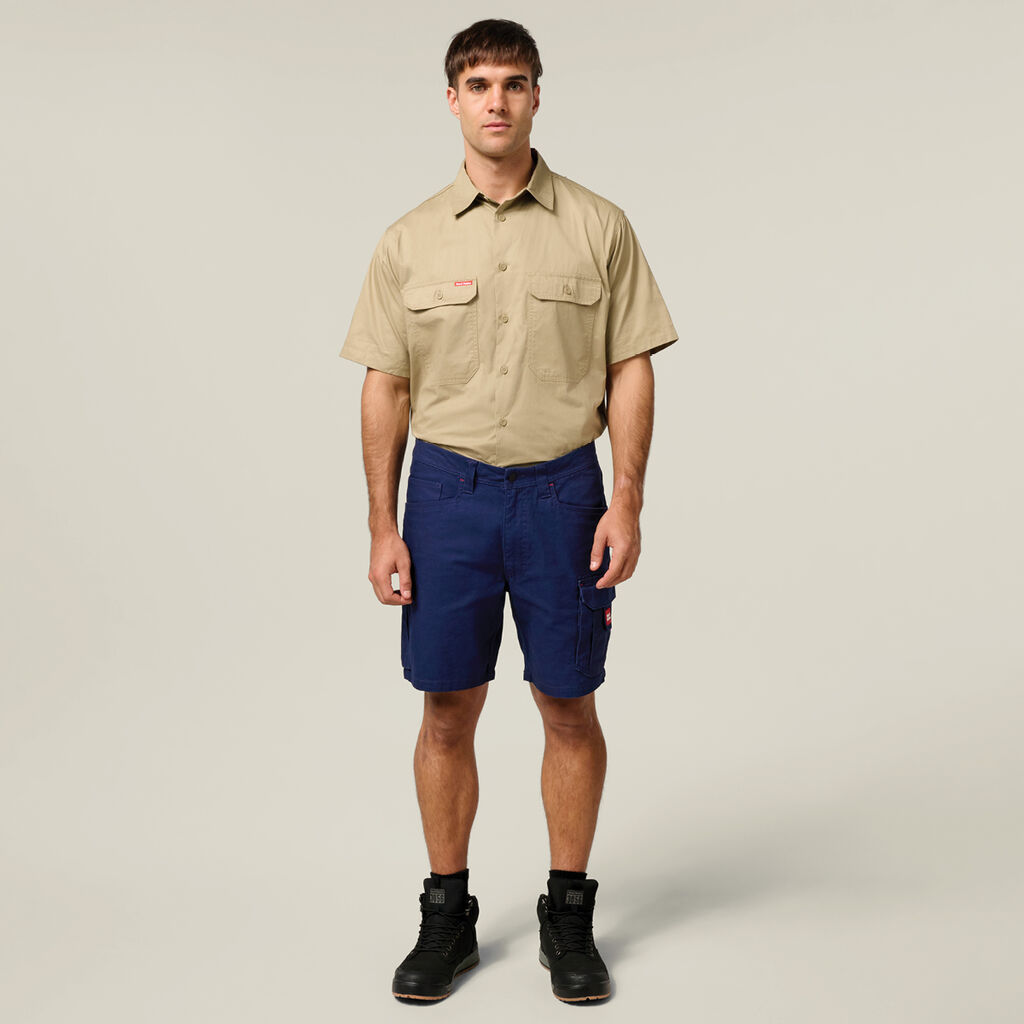 Core Short Sleeve Lightweight Vented Cotton Shirt