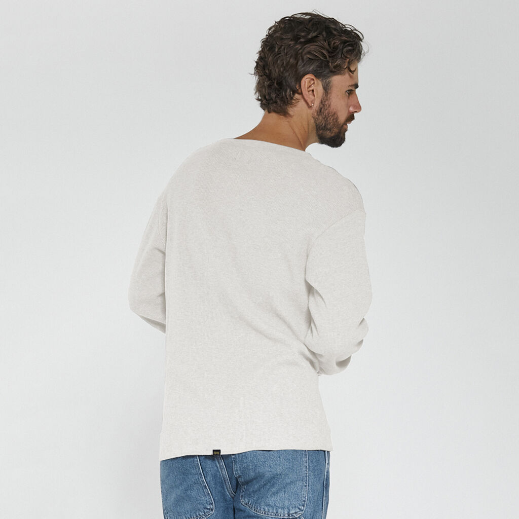 Hard Yakka x Thrills Waffle Long Sleeve Crew