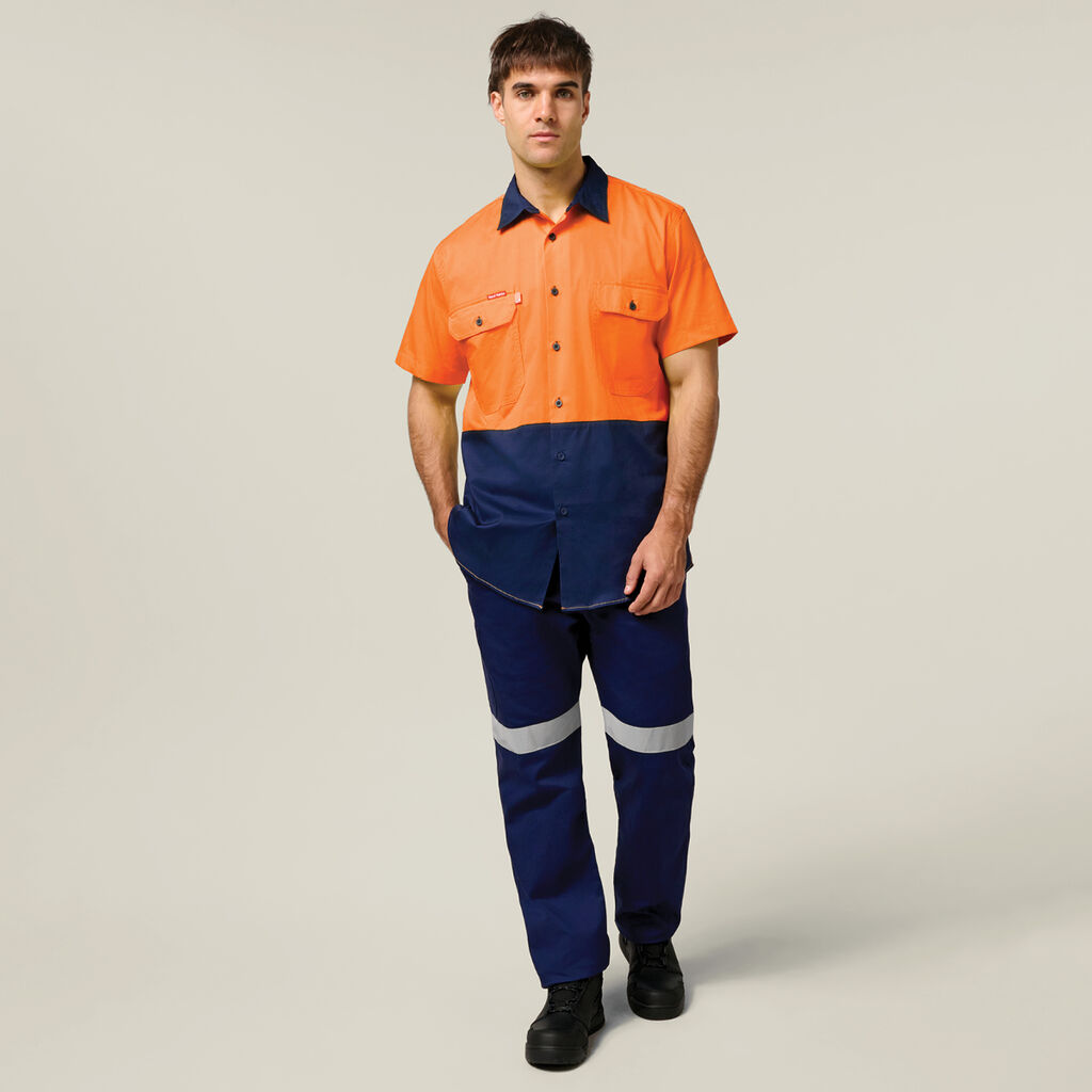 Core Hi-Vis 2 Tone Vented Short Sleeve Shirt