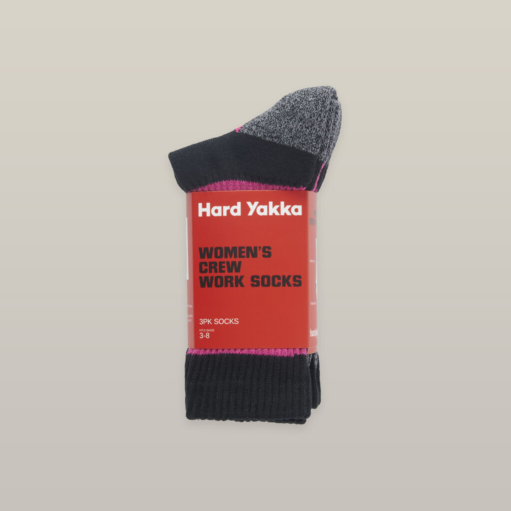 Women's 3Pk Crew Sock