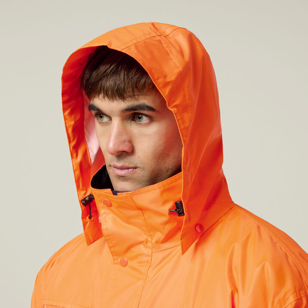 Core Hi-Vis 2 Tone Taped Quilted Waterproof Jacket