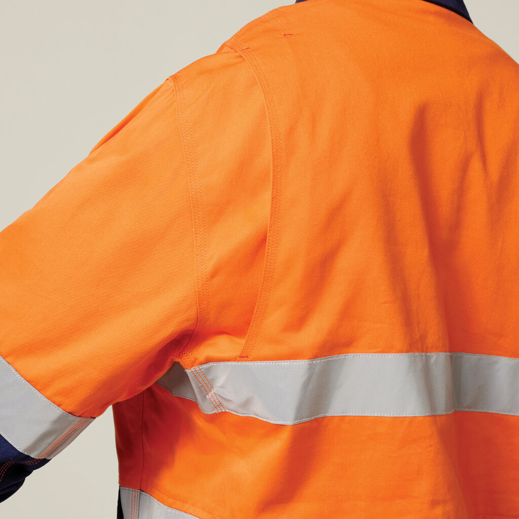 Core Hi-Vis 2 Tone Cotton Drill Taped Jacket