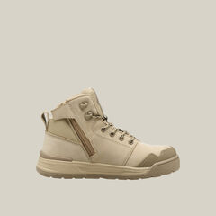 Women's Evolution Lace Up & Side Zip 5" Steel Toe Safety Boot - Sand