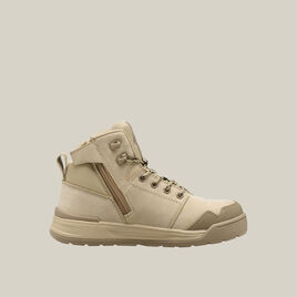 Women's Evolution Lace Up & Side Zip 5" Steel Toe Safety Boot - Sand