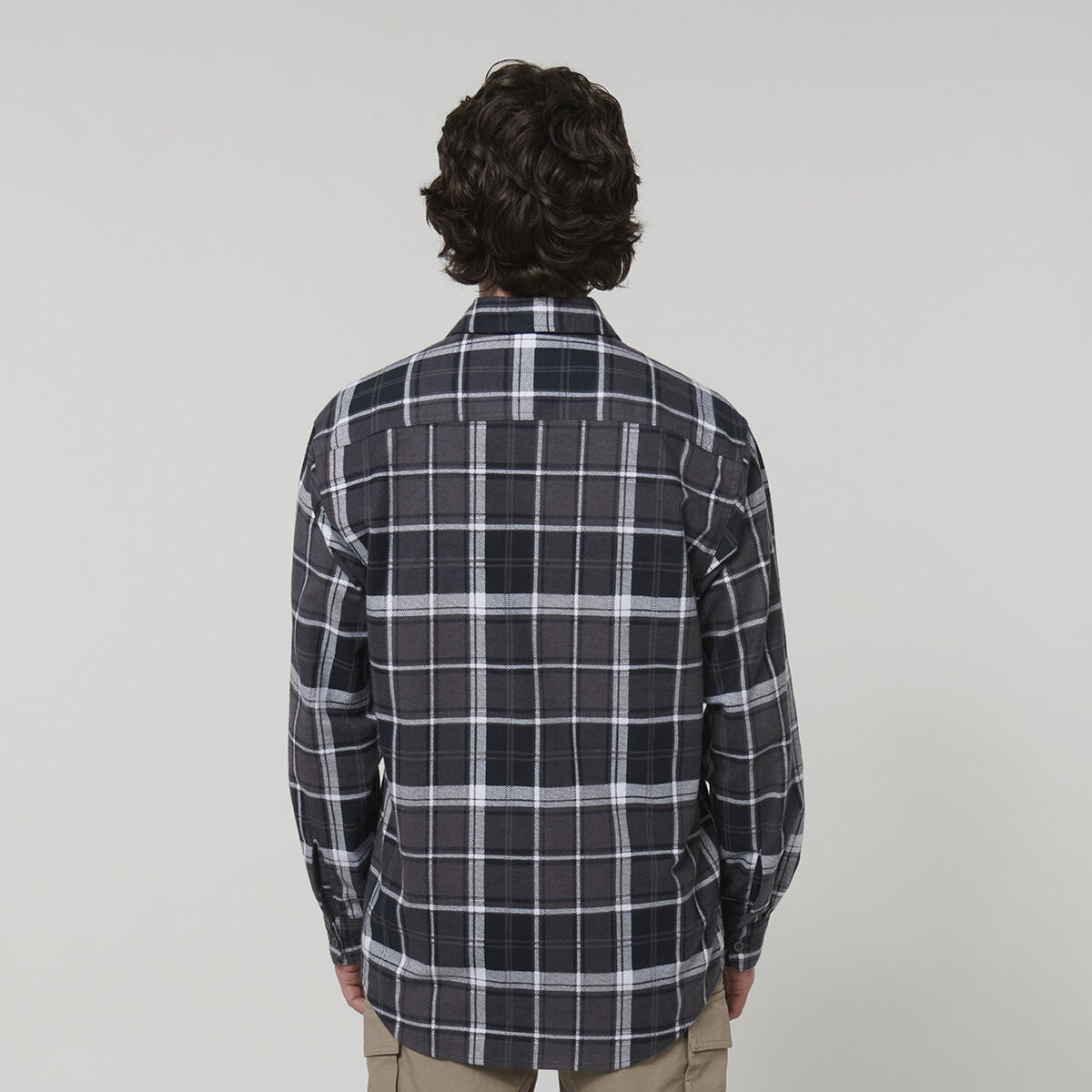 Long Sleeve Check Flannel | Hard Yakka New Zealand