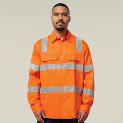 Long Sleeve  Hi-Vis Biomoton Taped shirt