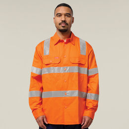 Long Sleeve  Hi-Vis Biomoton Taped shirt