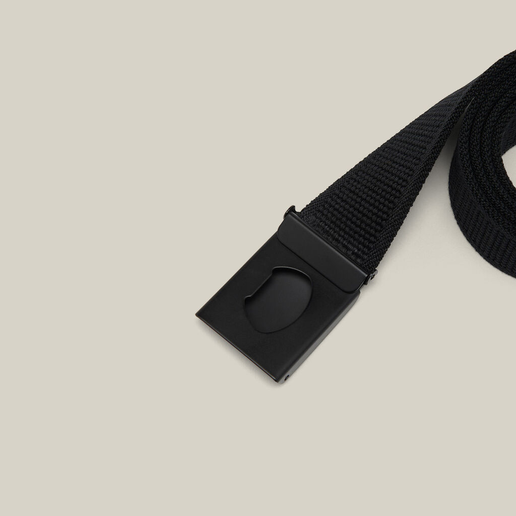 Stretch Webbed Belt with Bottle Opener Buckle