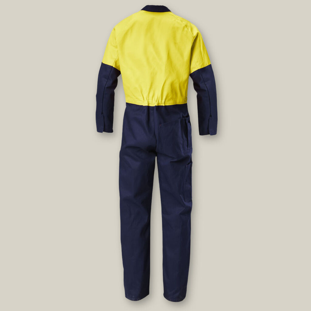 Hi-Vis 2Tone Cotton Drill Coverall